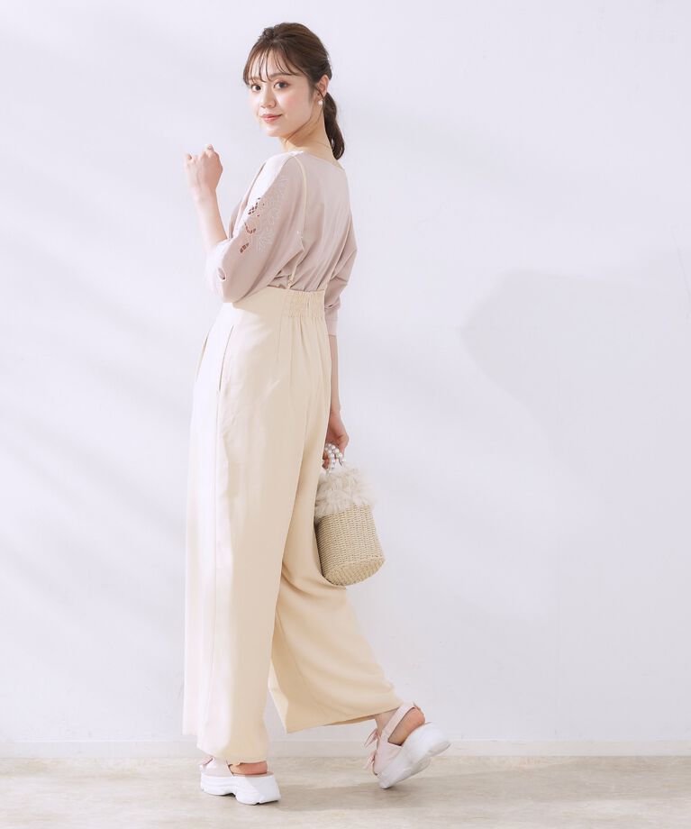 Couture broach「【マシンウォッシャブル・きれいめ】キャミロンパース」|その他|