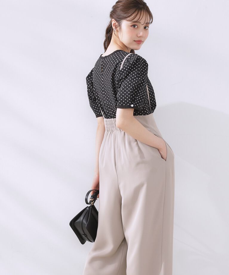 Couture broach「【マシンウォッシャブル・きれいめ】キャミロンパース」|その他|