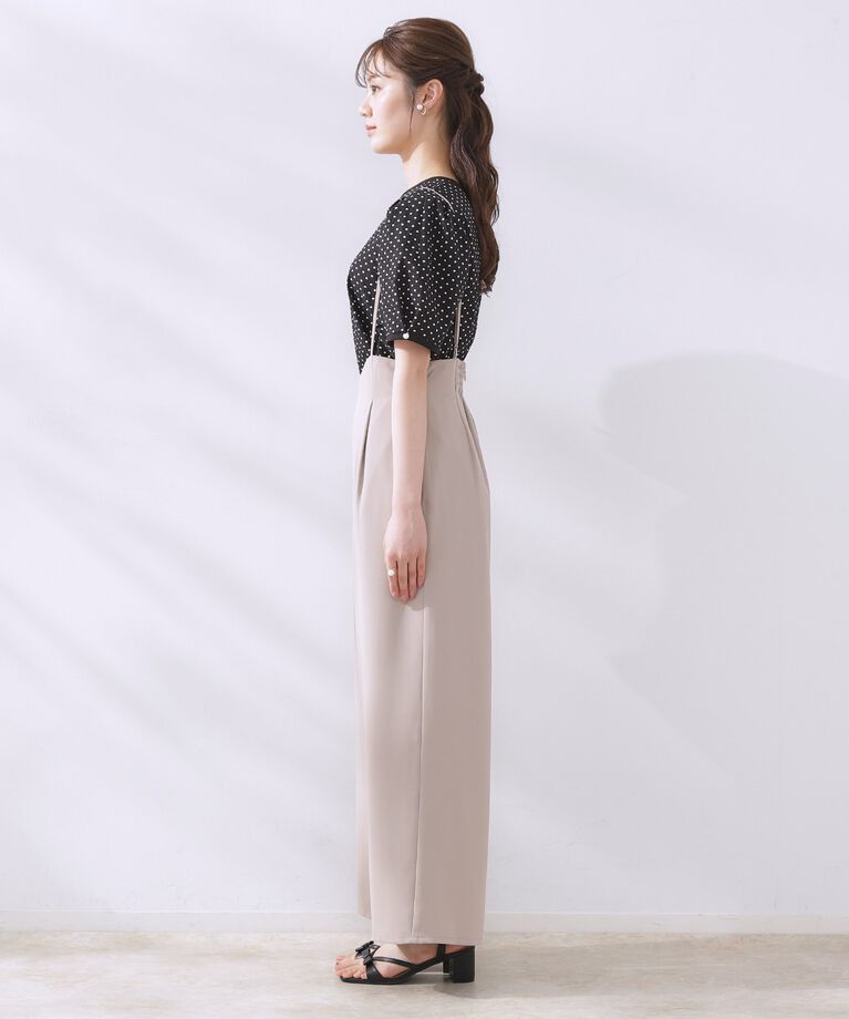 Couture broach「【マシンウォッシャブル・きれいめ】キャミロンパース」|その他|