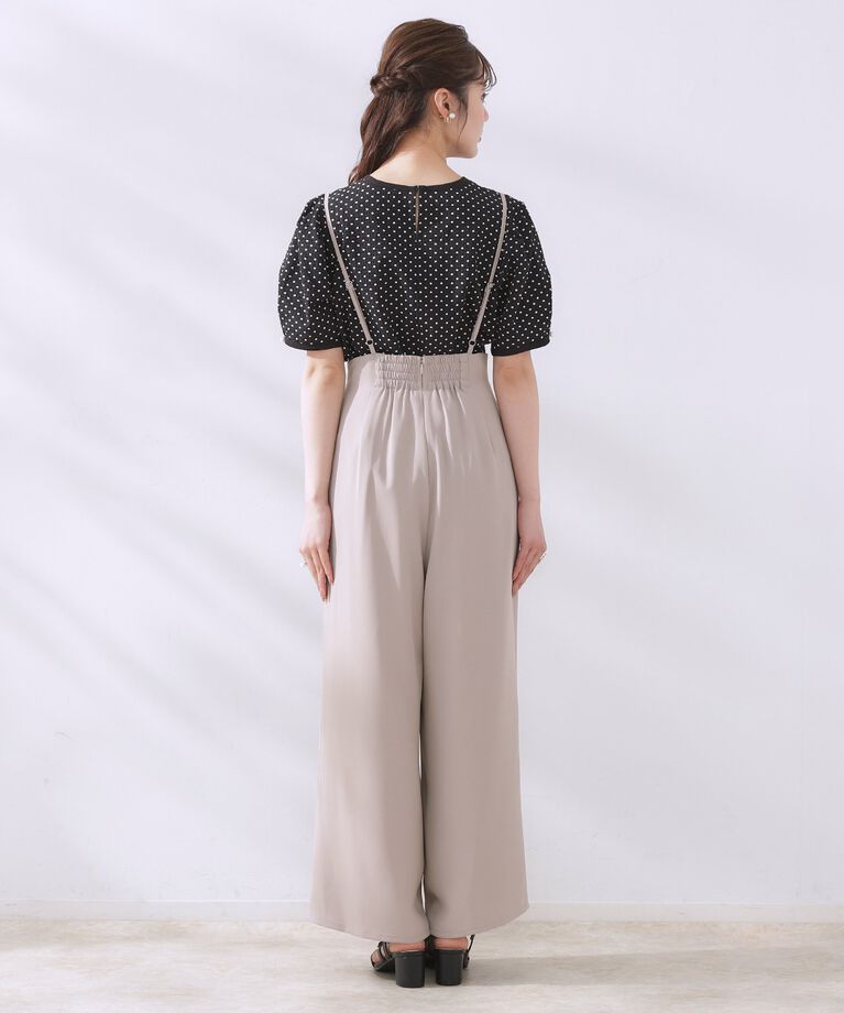 Couture broach「【マシンウォッシャブル・きれいめ】キャミロンパース」|その他|