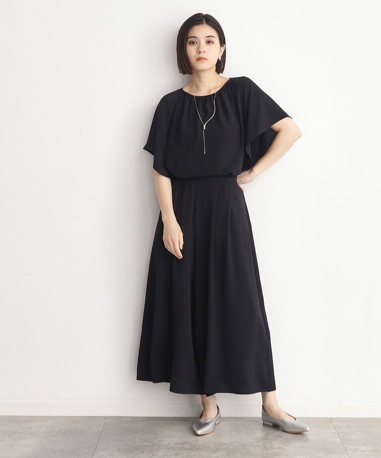 THE SHOP TK「【涼しい！/シワになりにくい/吸水速乾/洗える】フレアスカートパンツ」|その他|