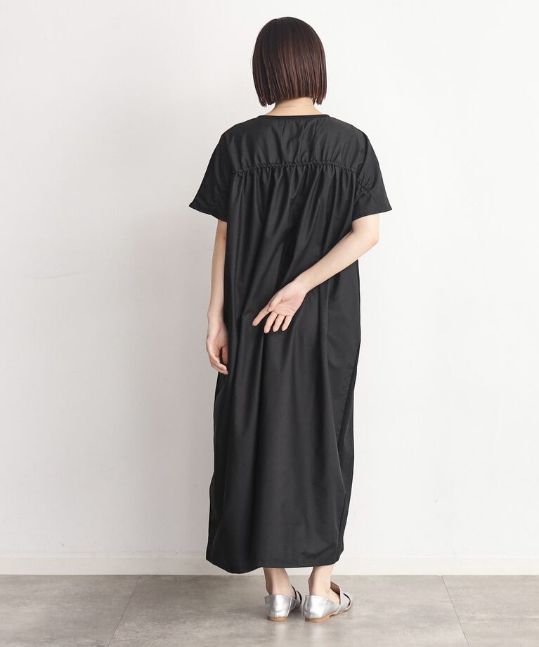 THE SHOP TK「バックギャザー切り替えワンピース【洗える】」|ワンピース|