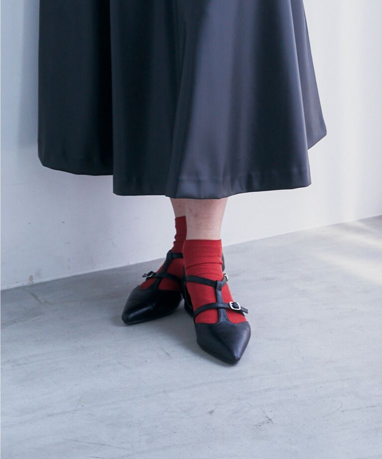 THE SHOP TK「【＠BAILA掲載】ダブルストラップパンプス」|パンプス|