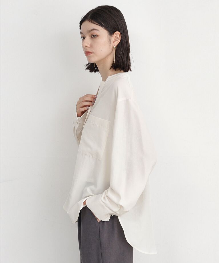THE SHOP TK「【ヒルナンデス！で紹介】Wポケットシャツ　/ロングセラー/魅せる体形カバー服/洗濯機OK」|シャツ・ブラウス|