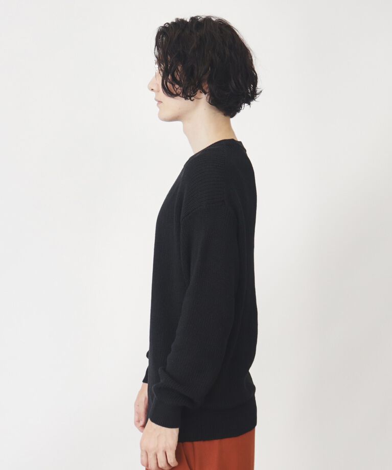 THE SHOP TK「畦編みニットプルオーバー リラックスシルエット」|ニット・セーター|