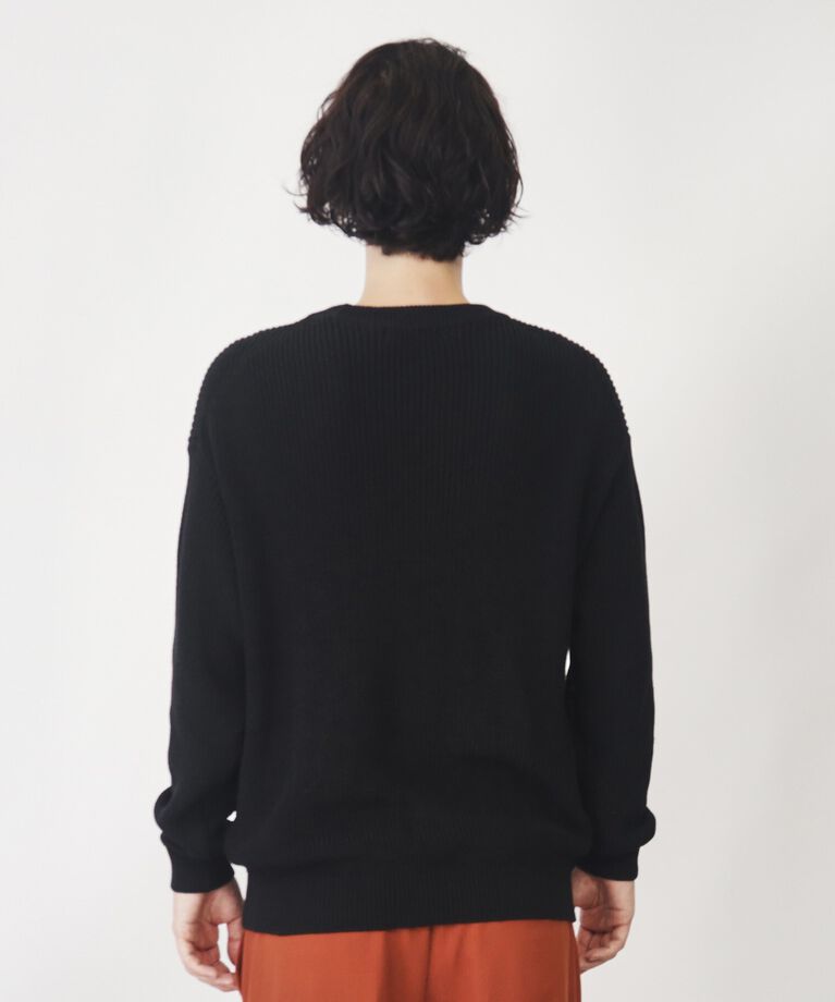THE SHOP TK「畦編みニットプルオーバー リラックスシルエット」|ニット・セーター|