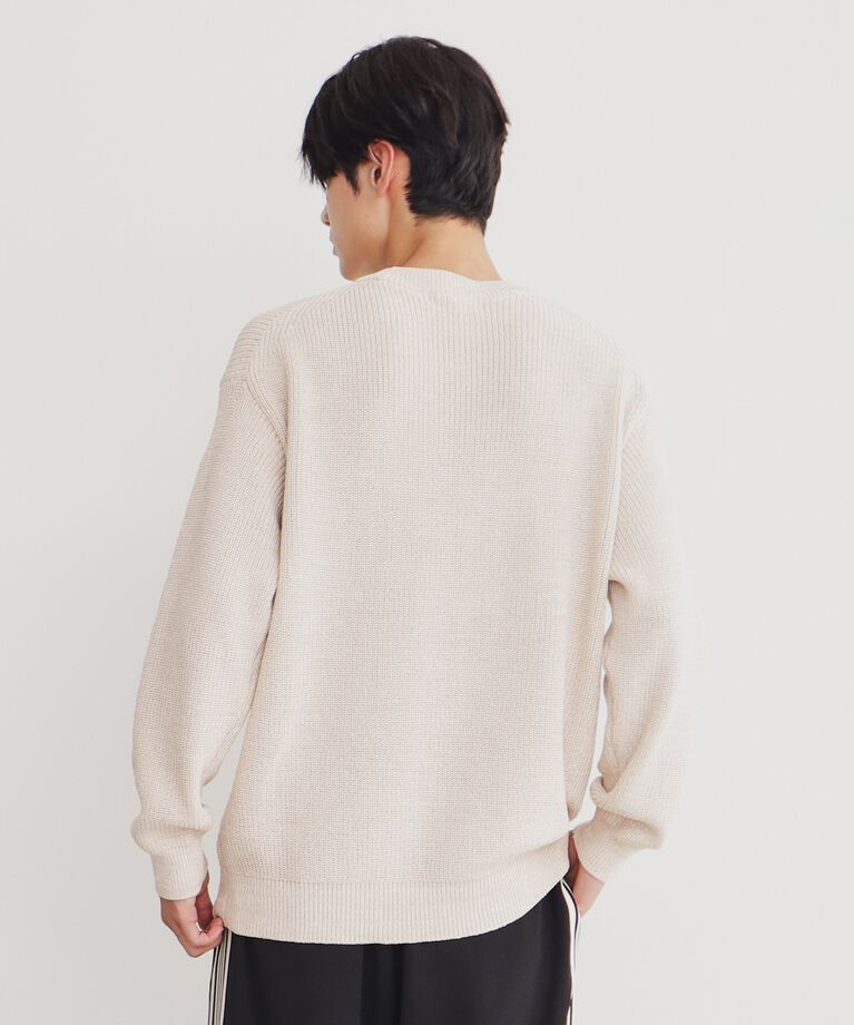 THE SHOP TK「畦編みニットプルオーバー リラックスシルエット」|ニット・セーター|