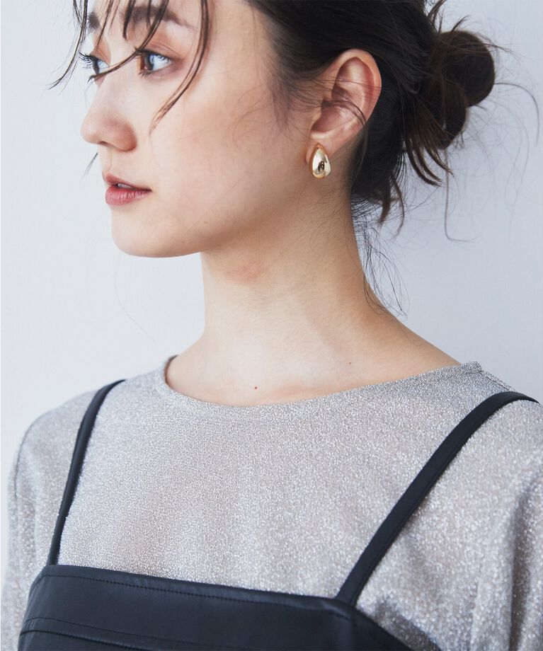 THE SHOP TK「ラメシアーパワーネットプルオーバー」|Tシャツ・カットソー|