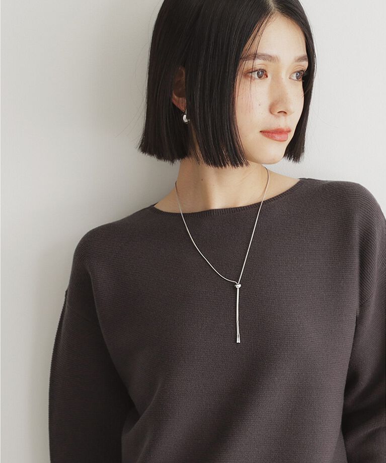 THE SHOP TK「【毛玉になりにくい/蓄熱性】春色_美人ガーターニット/洗える/体形カバー」|ニット・セーター|
