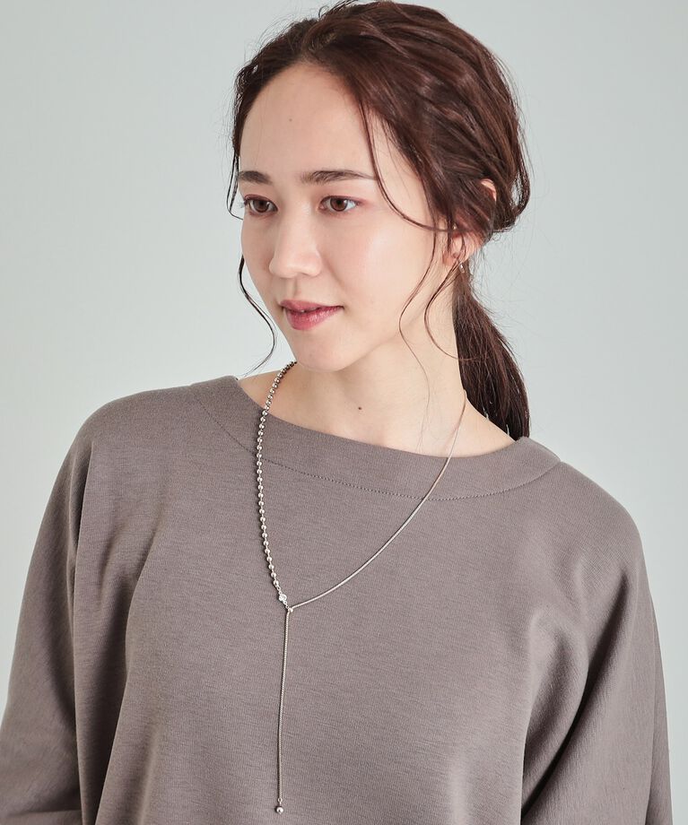 SHOO･LA･RUE「【2WAY】ボールチェーンネックレス」|ネックレス|