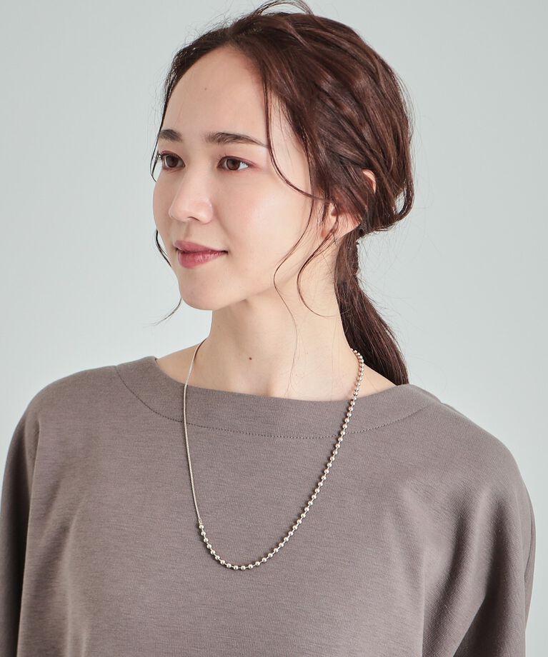 SHOO･LA･RUE「【2WAY】ボールチェーンネックレス」|ネックレス|