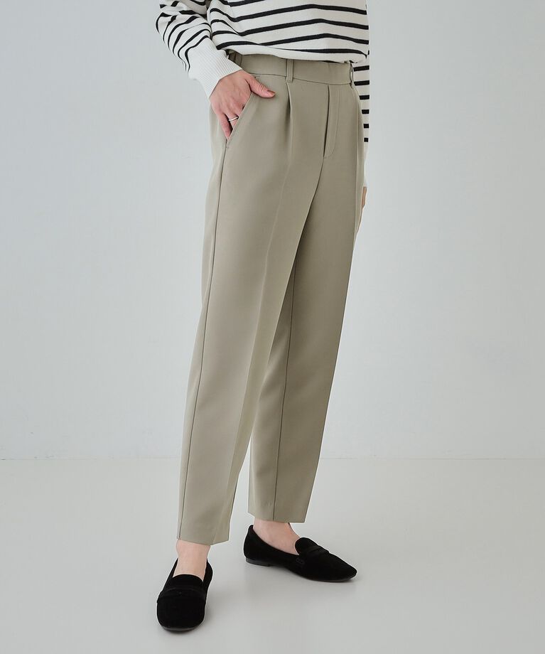 SHOO･LA･RUE「【SS-3L/洗える/通勤・セレモニーにも】しなやかな身のこなしが叶う ストレッチテーパードパンツ」|その他|