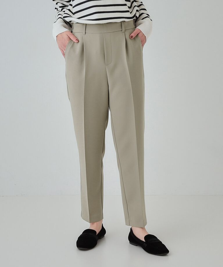 SHOO･LA･RUE「【SS-3L/洗える/通勤・セレモニーにも】しなやかな身のこなしが叶う ストレッチテーパードパンツ」|その他|