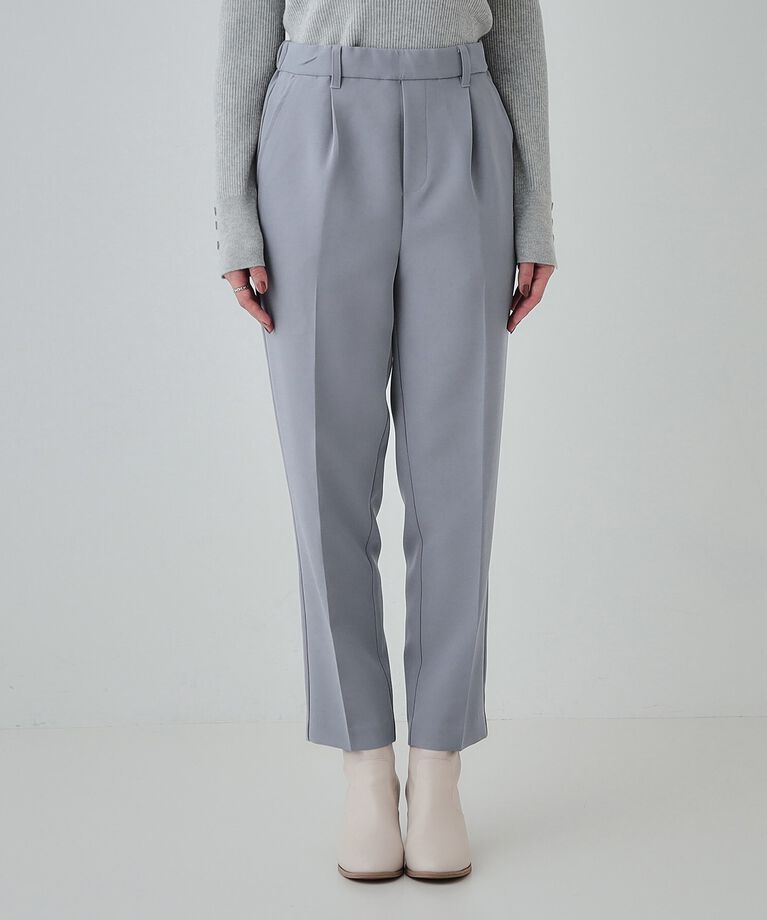 SHOO･LA･RUE「【SS-3L/洗える/通勤・セレモニーにも】しなやかな身のこなしが叶う ストレッチテーパードパンツ」|その他|