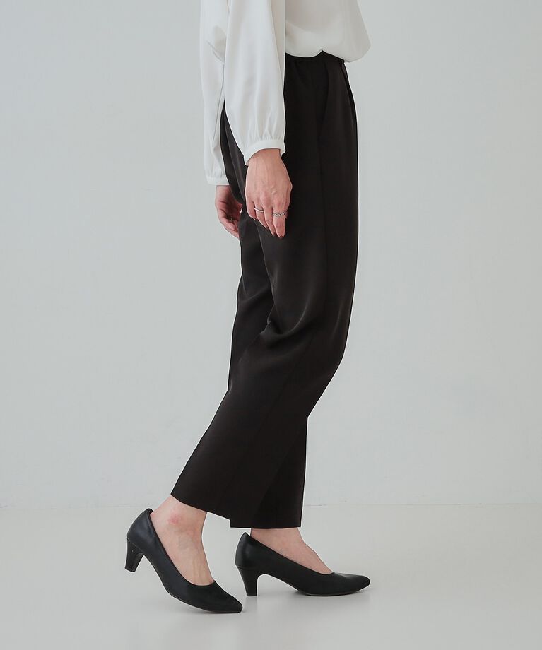 SHOO･LA･RUE「【SS-3L/洗える/通勤・セレモニーにも】しなやかな身のこなしが叶う ストレッチテーパードパンツ」|その他|