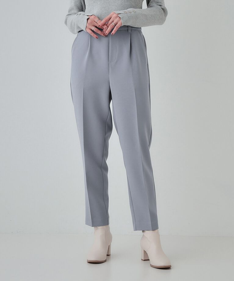 SHOO･LA･RUE「【SS-3L/洗える/通勤・セレモニーにも】しなやかな身のこなしが叶う ストレッチテーパードパンツ」|その他|