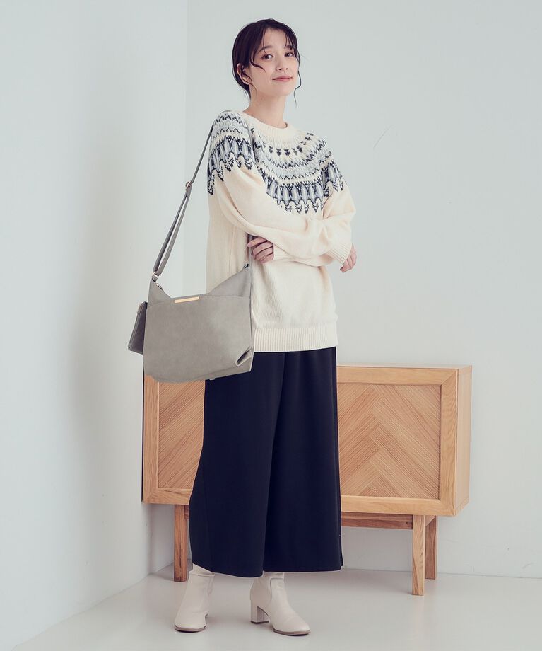 SHOO･LA･RUE「【ポーチ付き】使い勝手の良い Wフェイスショルダーバッグ」|ショルダー・メッセンジャー|