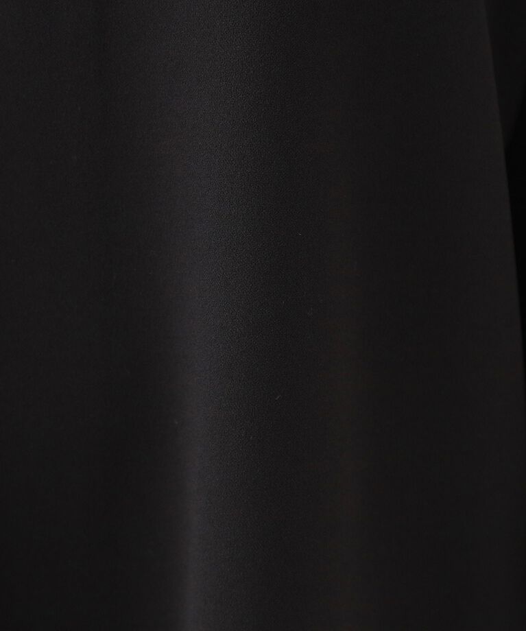 SHOO･LA･RUE「【S-LL/2点セット】女性らしく好印象 アクセ付き カットジョーゼット トップス」|Tシャツ・カットソー|