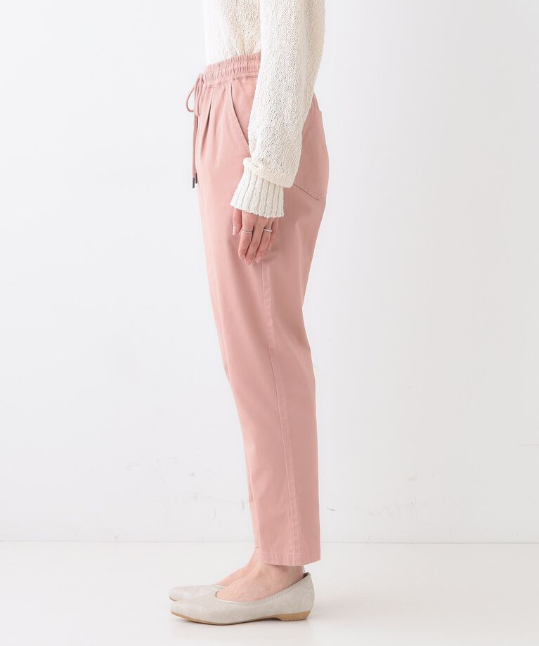 SHOO･LA･RUE「【洗える/SS-3L/美脚シルエット】綿ストレッチイージーテーパードパンツ」|その他|