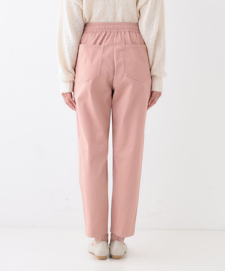 SHOO･LA･RUE「【洗える/SS-3L/美脚シルエット】綿ストレッチイージーテーパードパンツ」|その他|