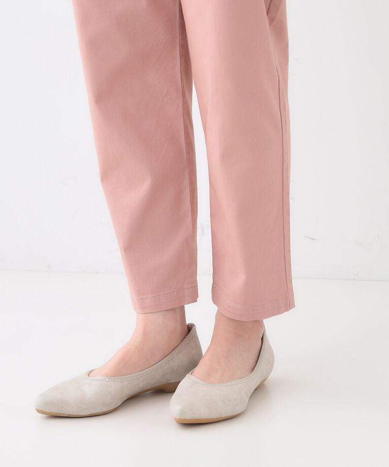 SHOO･LA･RUE「【洗える/SS-3L/美脚シルエット】綿ストレッチイージーテーパードパンツ」|その他|