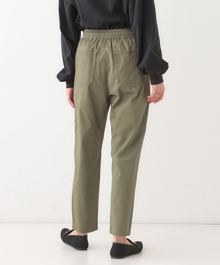 SHOO･LA･RUE「【洗える/SS-3L/美脚シルエット】綿ストレッチイージーテーパードパンツ」|その他|