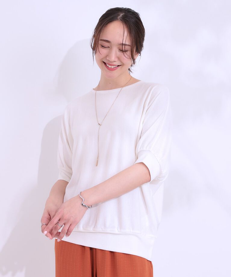 SHOO･LA･RUE「【ひんやり/UVカット】ドルマントップス」|Tシャツ・カットソー|