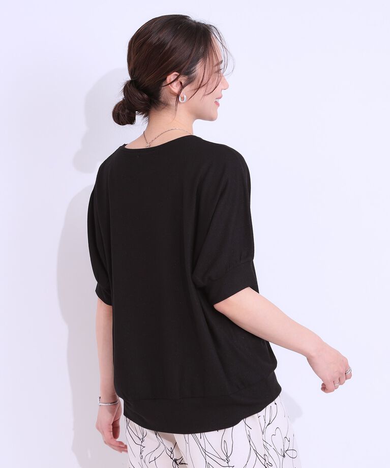SHOO･LA･RUE「【ひんやり/UVカット】ドルマントップス」|Tシャツ・カットソー|