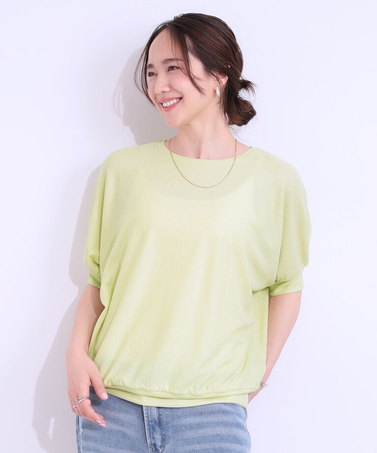 SHOO･LA･RUE「【ひんやり/UVカット】ドルマントップス」|Tシャツ・カットソー|