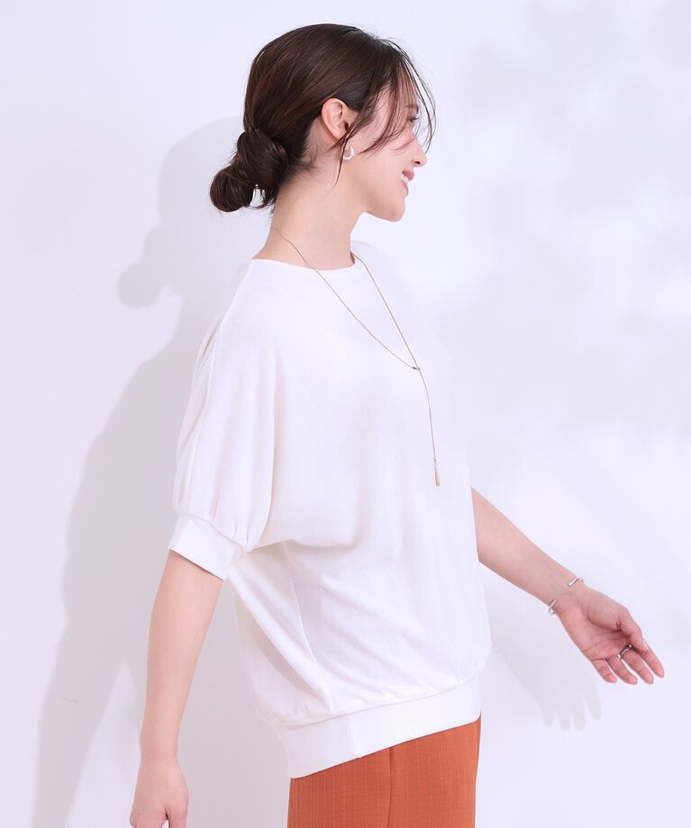 SHOO･LA･RUE「【ひんやり/UVカット】ドルマントップス」|Tシャツ・カットソー|