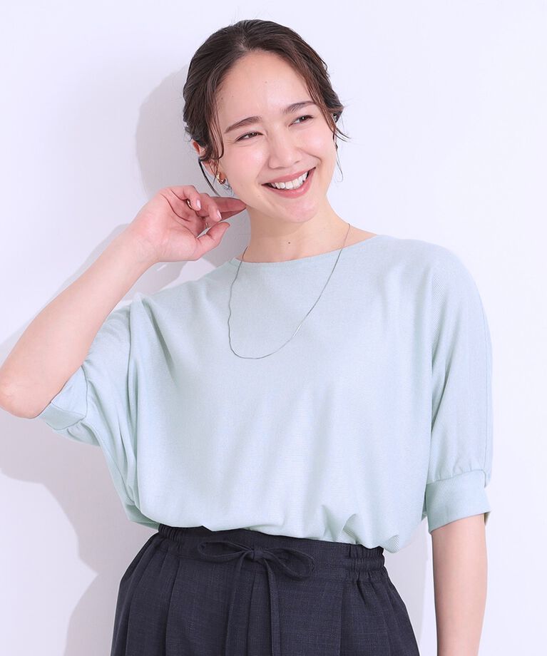 SHOO･LA･RUE「【ひんやり/UVカット】ドルマントップス」|Tシャツ・カットソー|