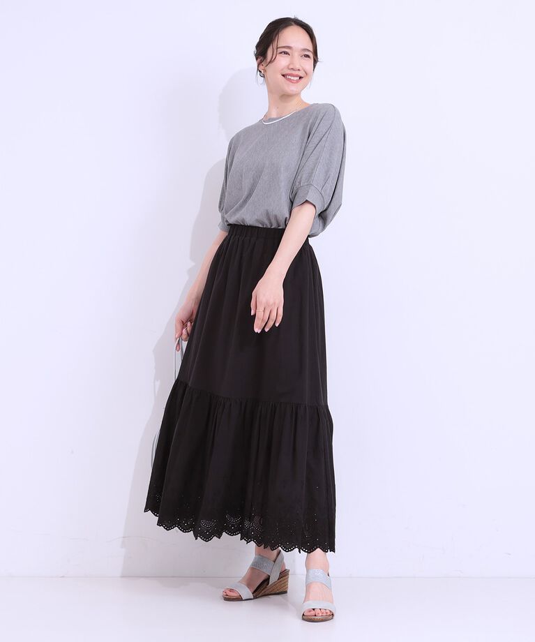 SHOO･LA･RUE「【ひんやり/UVカット】ドルマントップス」|Tシャツ・カットソー|