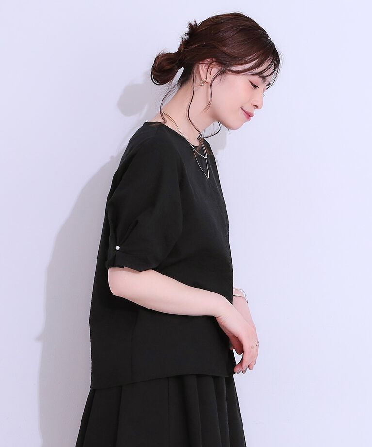 SHOO･LA･RUE「【セットアップ可】お袖タックブラウス」|シャツ・ブラウス|