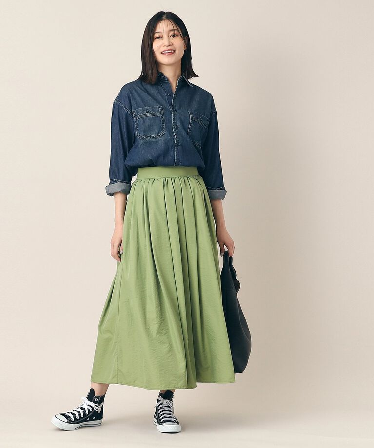 Dessin「【洗える】ワッシャースカート（XS～L）」|スカート|