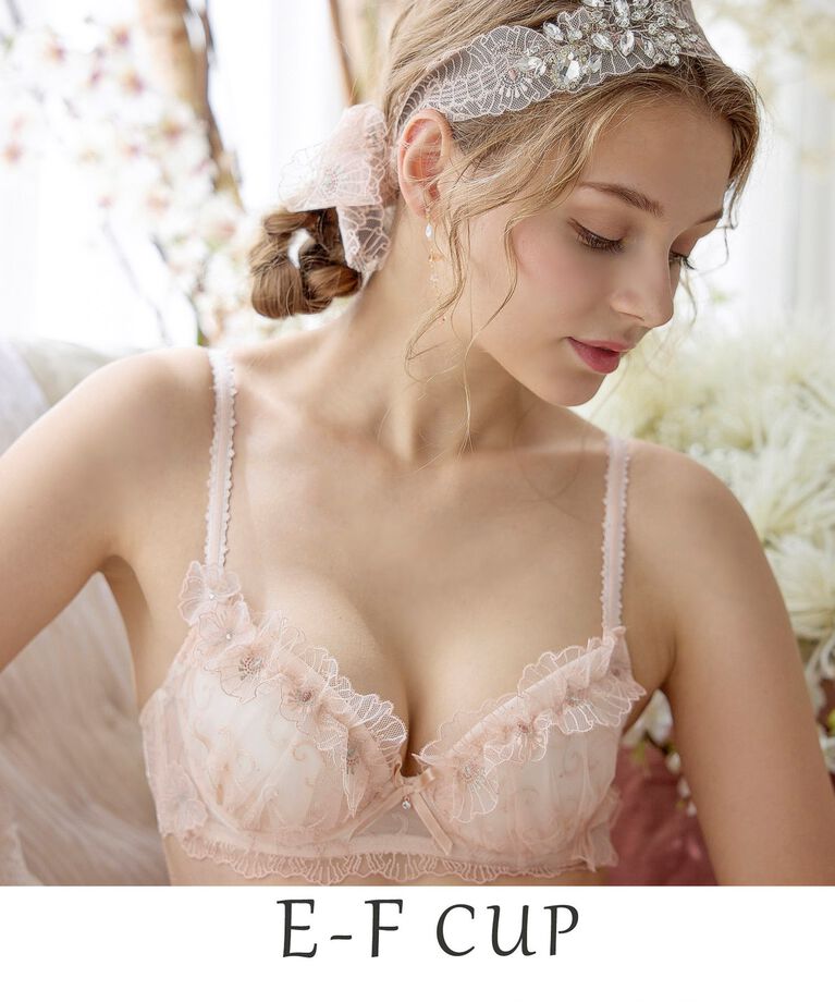 Risa Magli「リタ ブラジャー（E-F）＜N Make Type＞」|インナー|ピンク(071)