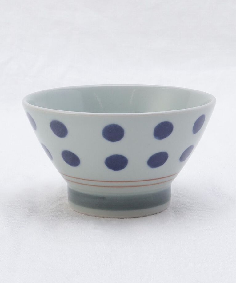212 KITCHEN STORE「波佐見 くらわんか碗ドット 手ぬぐい付」|食器・キッチングッズ|