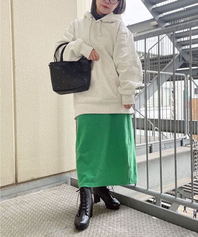 ESPERANZA「アーモンドトゥレースアップ厚底ショートブーツ」|ショートブーツ|
