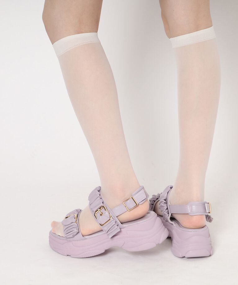 csT&P「厚底クシュクシュベルトスポサン」|サンダル|