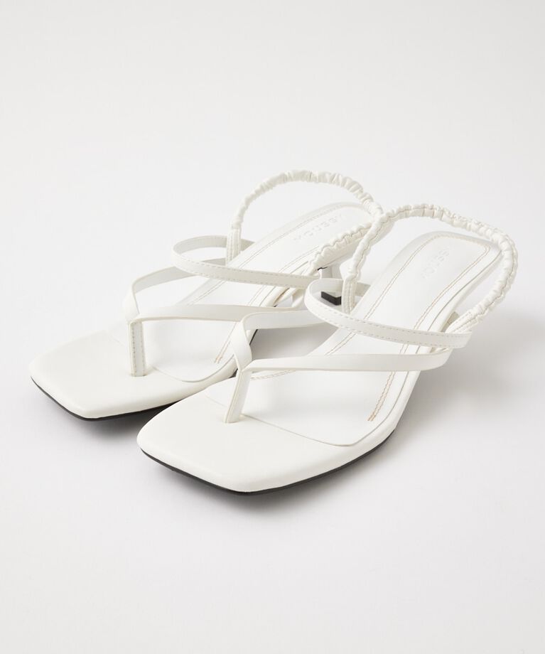 MOUSSY「SHIRRING STRAP TONGS サンダル」|サンダル|