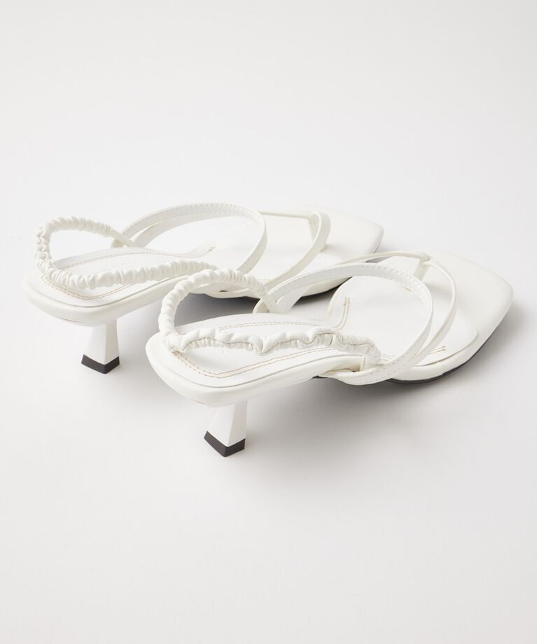 MOUSSY「SHIRRING STRAP TONGS サンダル」|サンダル|