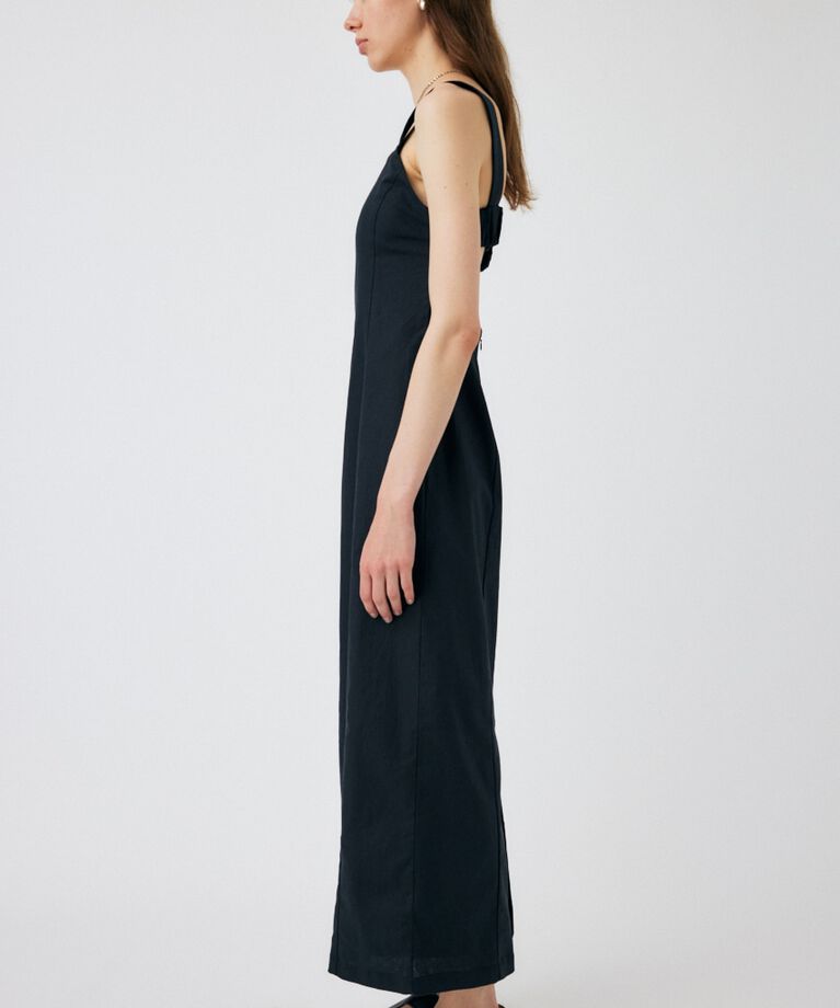 MOUSSY「LINEN COTTON MAXI キャミドレス」|ワンピース|