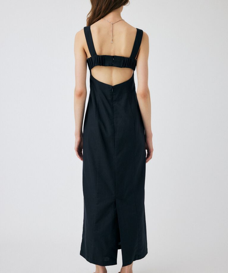 MOUSSY「LINEN COTTON MAXI キャミドレス」|ワンピース|