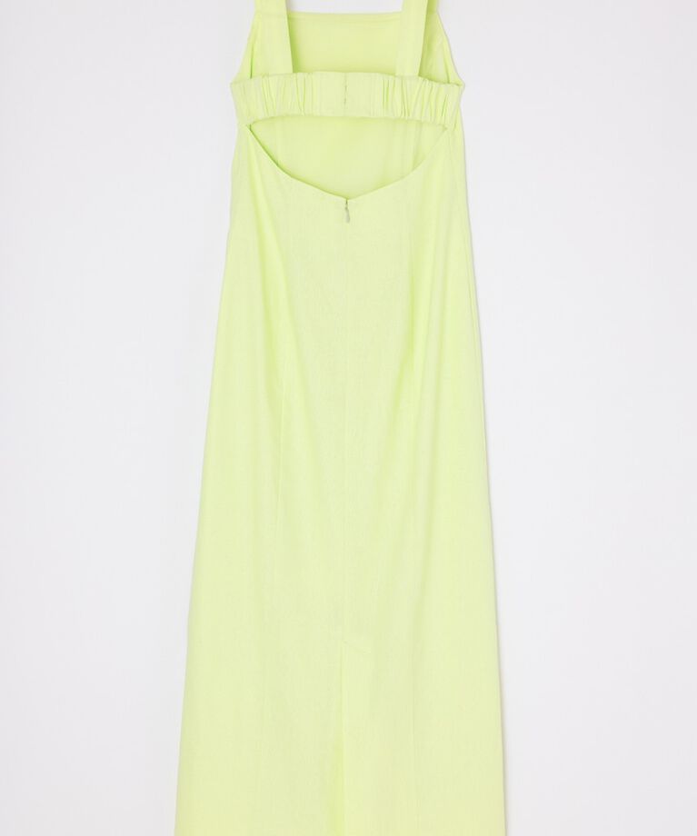 MOUSSY「LINEN COTTON MAXI キャミドレス」|ワンピース|