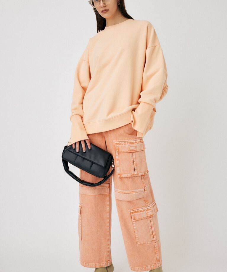 MOUSSY「LOWRISE CARGO STRAIGHT」|デニム|L/ORG1