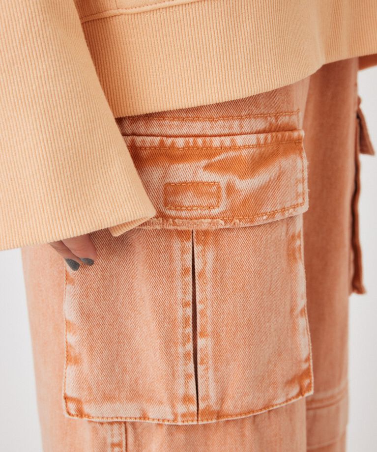 MOUSSY「LOWRISE CARGO STRAIGHT」|デニム|