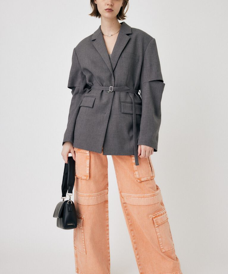 MOUSSY「LOWRISE CARGO STRAIGHT」|デニム|