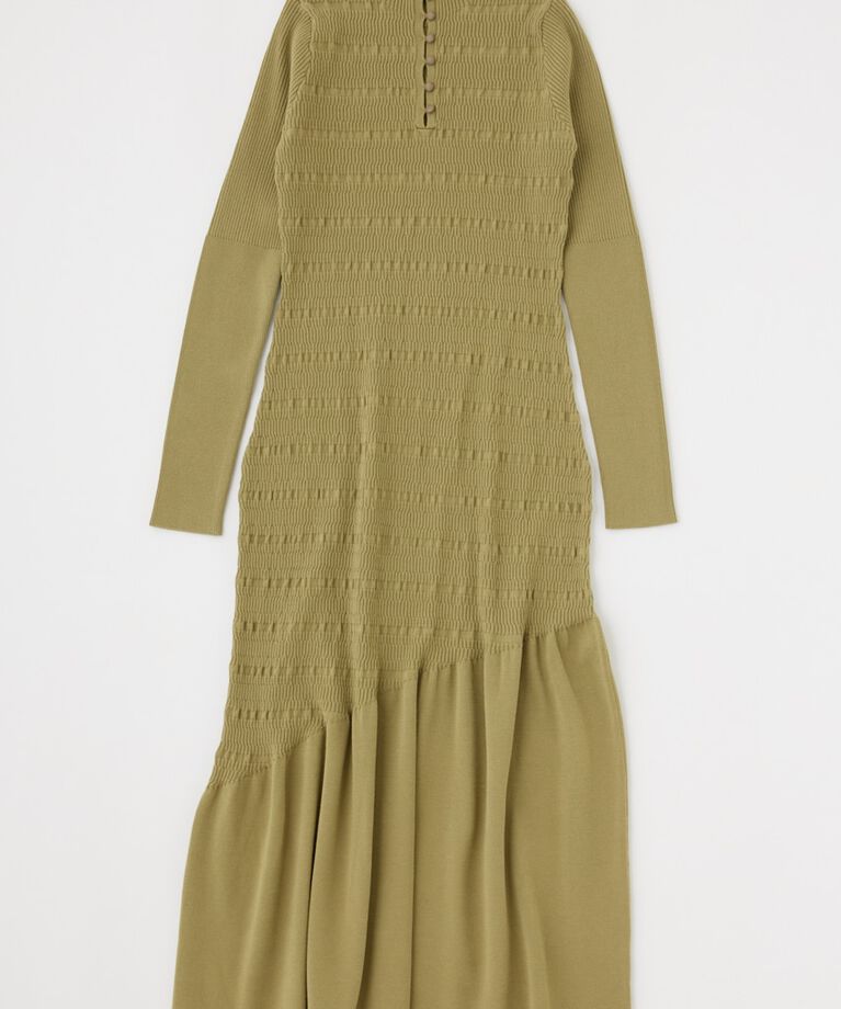 MOUSSY「FLARE HEM KNIT ドレス」|ワンピース|