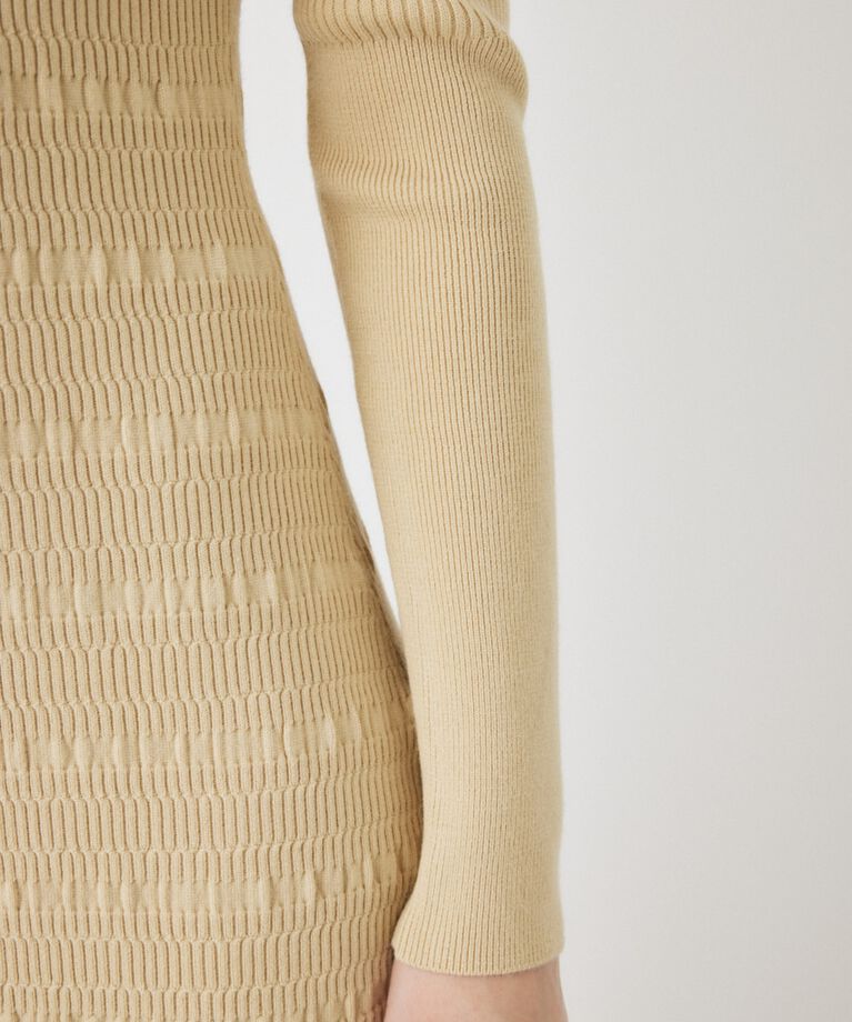 MOUSSY「FLARE HEM KNIT ドレス」|ワンピース|