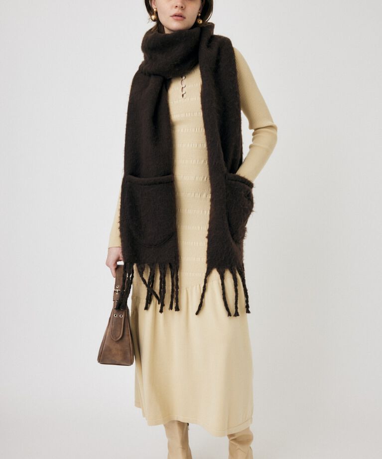 MOUSSY「FLARE HEM KNIT ドレス」|ワンピース|