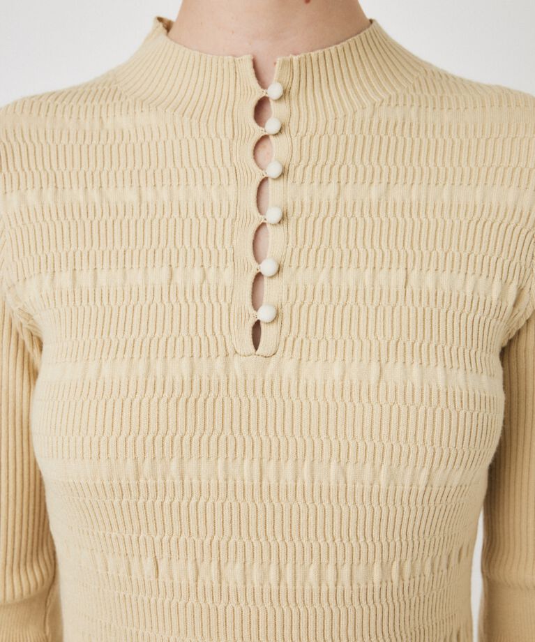 MOUSSY「FLARE HEM KNIT ドレス」|ワンピース|